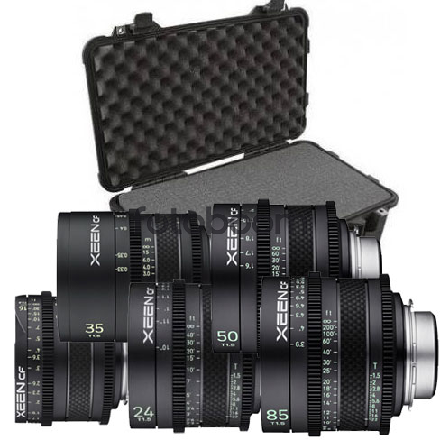 KIT XEEN CF 16mm/24mm/35mm/50mm/85mm (Montura PL)