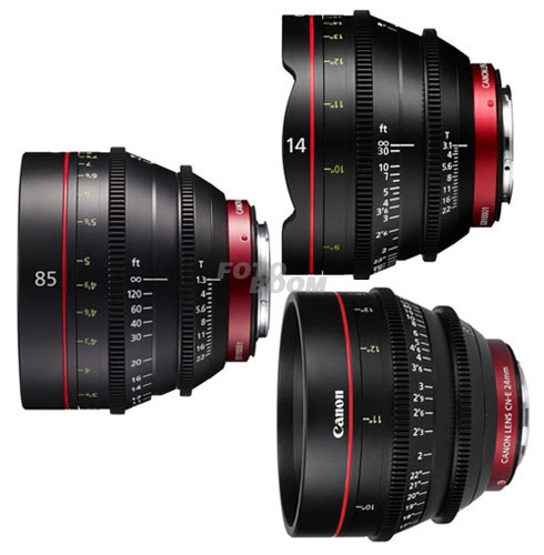 KIT CN-E 14mm/24mm/85mm (FEET) KIT CN-E 14mm/24mm/85mm (FEET)