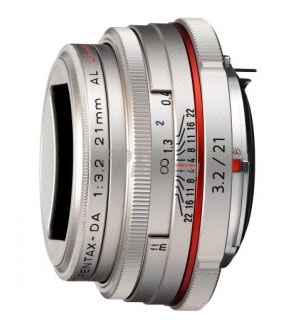 21mm f/3,2 DA AL LTD HD W/C Plata