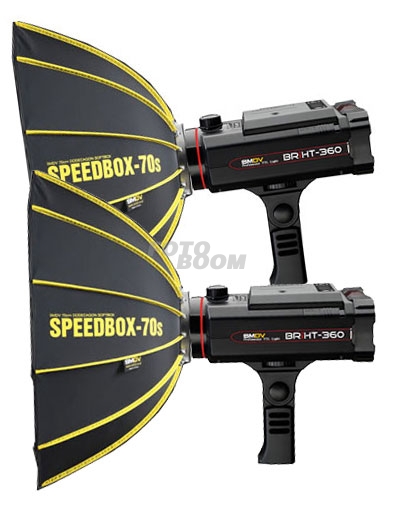 Kit 2x Briht 360 + 2x Speedbox 70s Kit 2x Briht 360 + 2x Speedbox 70s