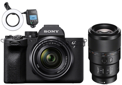 Alpha A7MIV + 28-70mm f/3,5-5,6 FE + 90mm f/2.8 Macro + MF-R76SPLUS + 250EU CASHBACK - BLACK FRIDAY SONY