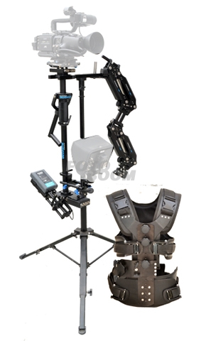 Kit SUAVIZAR Steadycam + Brazo + Chaleco DV Operator + Tripode Stand