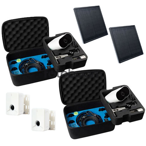 Kit 2x Pack Tikee mini PLUS + 2x Tikee Sentinel + 2x Solar Panel - BLACK FRIDAY ENLAPS