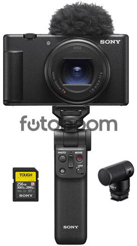 DSC-ZV1MII + ECM-G1 + GP-VPT2BT + SF-G 256Gb Tough Series
