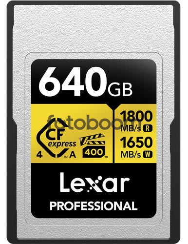 CFexpress 640GB Type A Gold 4.0 Series CFexpress 640GB Type A Gold 4.0 Series