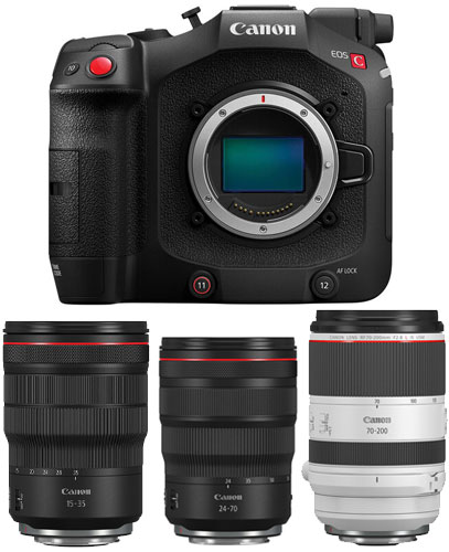 EOS C80 + 15-35mm f/2.8L + 24-70mm f/2.8L + 70-200mm f/2.8L + CANEST - BLACK FRIDAY CANON