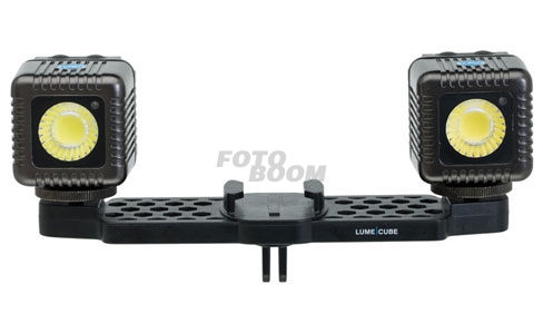 2 Led Gris + Adaptador GoPro