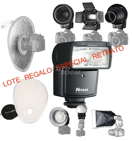 DI466 Nikon + Lote Retrato Interfit