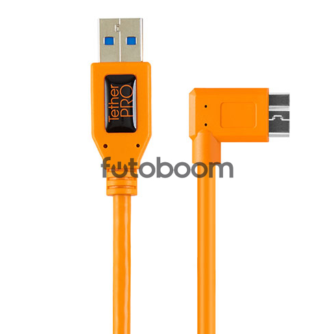 TetherPro USB 3.0 a USB 3.0 Micro-B de 5 pines (acodado)