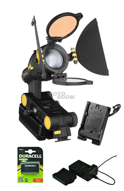 Dedolight Ledzilla + LP-E6 + DRC5803 + DLOBMLPC