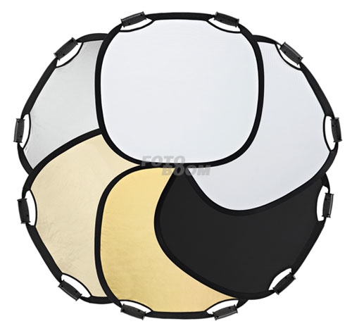 Reflector Oro/Blanco L 120cm