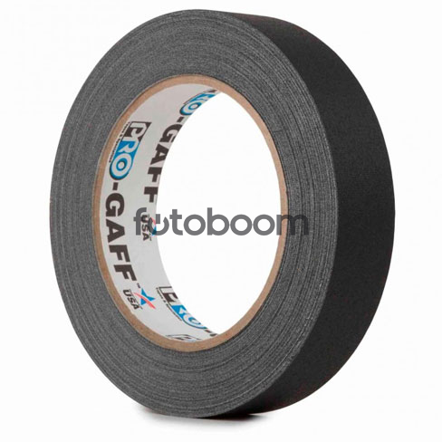 Cinta Gaffer 24mm x 22.8m (Negro Mate) Cinta Gaffer 24mm x 22.8m (Negro Mate)
