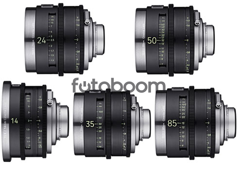 KIT XEEN MEISTER 14mm/24mm/35mm/50mm/85mm (Full Frame, Sony E)