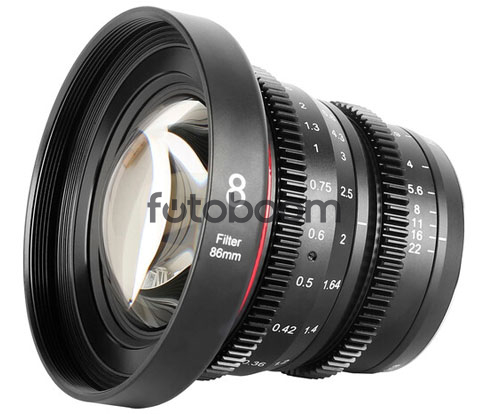 8mm T2.9 Montura Micro 4/3