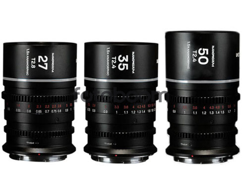 Kit Nanomorph 27/35/50 (Plata, PL + EF) - BLACK FRIDAY LAOWA Kit Nanomorph 27/35/50 (Plata, PL + EF) - BLACK FRIDAY LAOWA