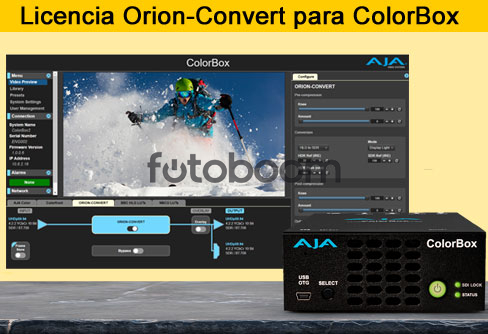 ColorBox ORION-CONVERT License ColorBox ORION-CONVERT License
