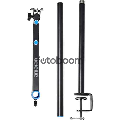 Verge Desk Clamp Stand Black