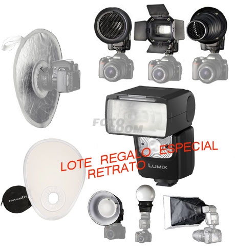 DMW-FL580LE + Lote Retrato Interfit DMW-FL580LE + Lote Retrato Interfit