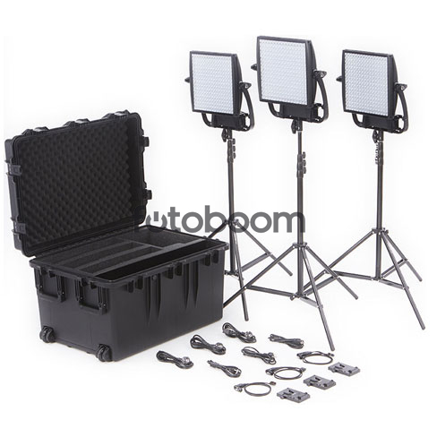 Kit 3x Astra 3X Bi-Color LED V-Mount Kit 3x Astra 3X Bi-Color LED V-Mount
