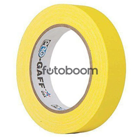 Cinta Gaffer 24mm x 22.8m (Amarillo) Cinta Gaffer 24mm x 22.8m (Amarillo)