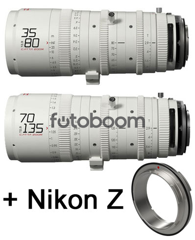 KIT CATTA ZOOM 35-80mm/70-135mm Z-Mount (Blanco)