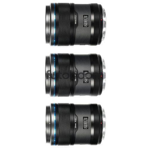 KIT SNIPER 23/33/56 T1.2 (APS-C, Negro, X-Mount)