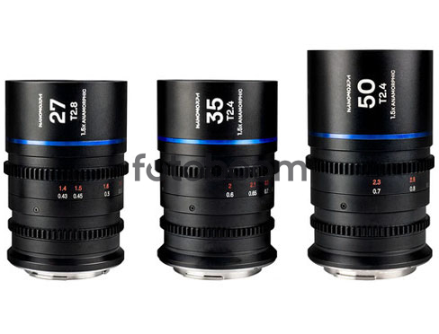 Kit Nanomorph 27/35/50 (Azul, Leica L) - BLACK FRIDAY LAOWA