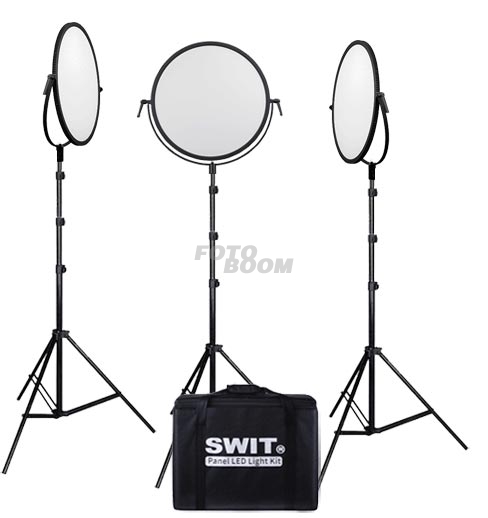 Kit 3 Paneles S-2410C 240 LEDs Bicolor