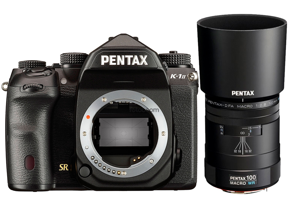 K1 Mark II + 100mm f/2.8 WR Macro con 500E - BLACK FRIDAY PENTAX