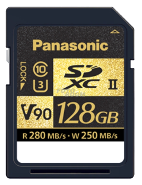 Secure Digital SDXC 128Gb U HS-II V90 R280-W250 Mb/s