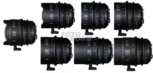 Kit 14mm/20mm/24mm/35mm/50mm/85mm/135mm PL + Maleta PMC004 Kit 14mm/20mm/24mm/35mm/50mm/85mm/135mm PL + Maleta PMC004