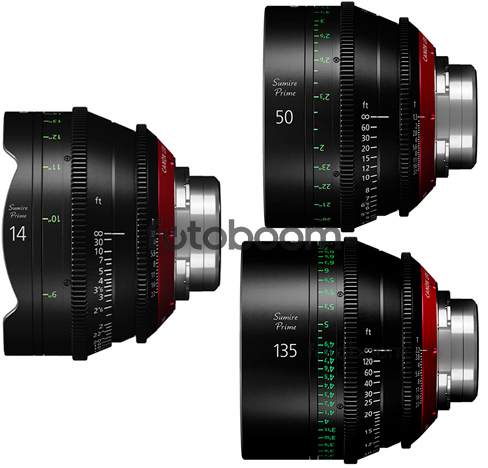 KIT SUMIRE CN-E 14mm/50mm/135mm (FEET)