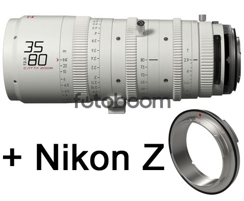 35-80mm T/2.9 Catta Zoom Z-Mount (Blanco) 35-80mm T/2.9 Catta Zoom Z-Mount (Blanco)