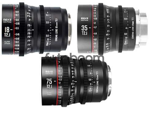 Kit Super35 3-Prime 18/35/75 (Arri PL) Kit Super35 3-Prime 18/35/75 (Arri PL)