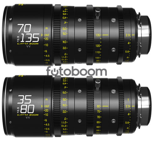 KIT CATTA ACE ZOOM 35-80mm/ 70-135mm (FF, PL+EF) KIT CATTA ACE ZOOM 35-80mm/ 70-135mm (FF, PL+EF)