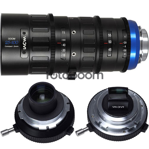 Kit 25-100mm T/2.9 + Expander FF 1.4x + Adapter 1.33x - BLACK FRIDAY LAOWA