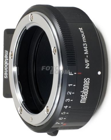 Nikon G Lens (Black Matt) a cuerpo MFT Nikon G Lens (Black Matt) a cuerpo MFT
