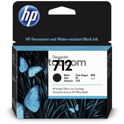 Tinta DesignJet 712 (Negro, 80ml)