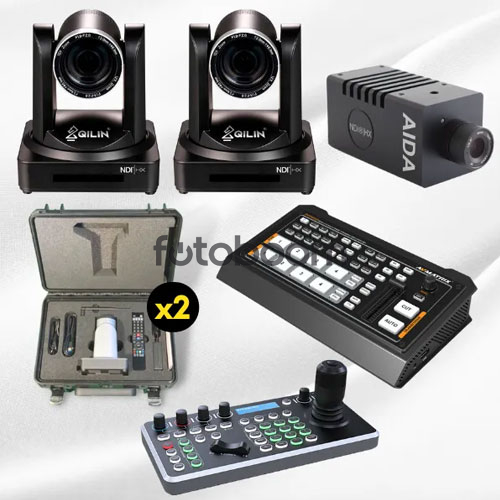 Kit UV510E0-NDI + UV510E7-NDI + HD-NDI-200 + Maletin (2) + AK030 + HVS0402U