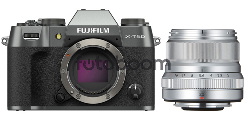 X-T50 Plata Carbón + 23mm f/2 R WR Plata + 200E BONIFICACION X + 10% EXPERIENCE DAY