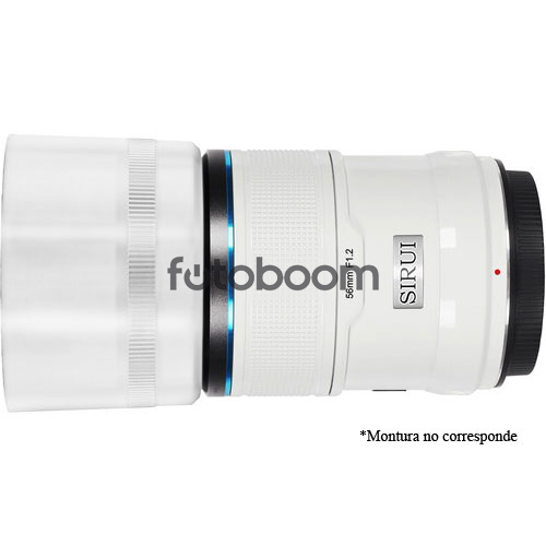 56mm F1.2 Sniper (APS-C, Blanco, E-Mount)