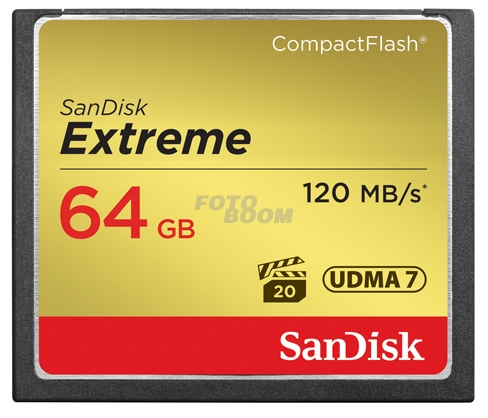 CompactFlash EXTREME 64Gb 120Mb/s CompactFlash EXTREME 64Gb 120Mb/s