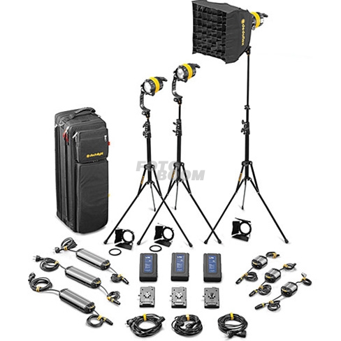 Kit Estandar 3 focos LED de 40W Bicolor