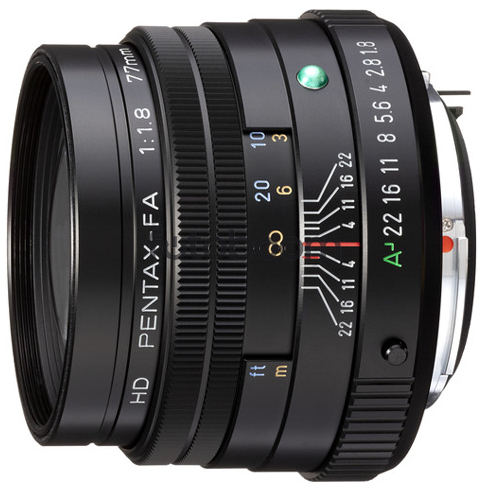 77mm f/1.8 HD FA Limited Negro