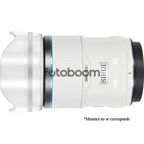 33mm F1.2 Sniper (APS-C, Blanco, E-Mount)