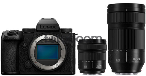 LUMIX S5M2X + 20-60mm f/3.5-5.6 S + 70-300mm f/4.5-5.6 OIS Macro S - BLACK FRIDAY LUMIX S LUMIX S5M2X + 20-60mm f/3.5-5.6 S + 70-300mm f/4.5-5.6 OIS Macro S - BLACK FRIDAY LUMIX S