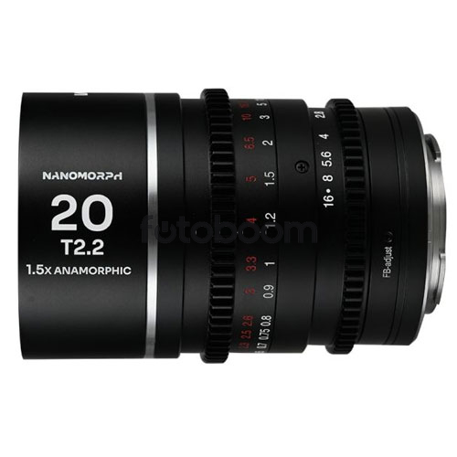 20mm T/2.2 Nanomorph 1.5x (Plata, MFT) - BLACK FRIDAY LAOWA