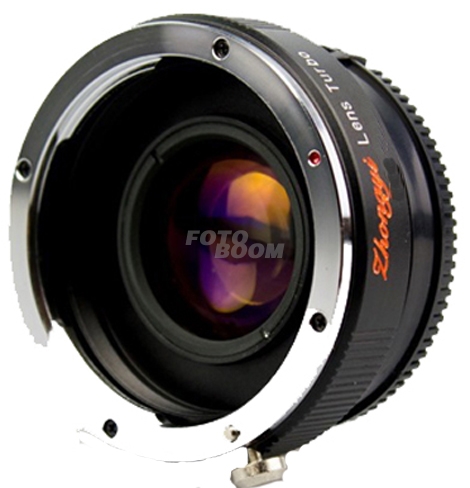 Fuji X-mount a objetivos Canon EF