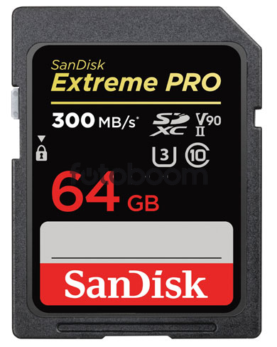 Secure Digital EXTREME PRO SD UHC-II 64GB V90 300MB/s
