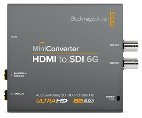 Mini Conversor HDMI - SDI 6G Mini Conversor HDMI - SDI 6G